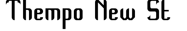 Thempo New St font preview